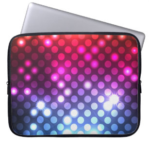 Modernes Girl Glitzer Party Lights Laptop-Sieb Laptopschutzhülle