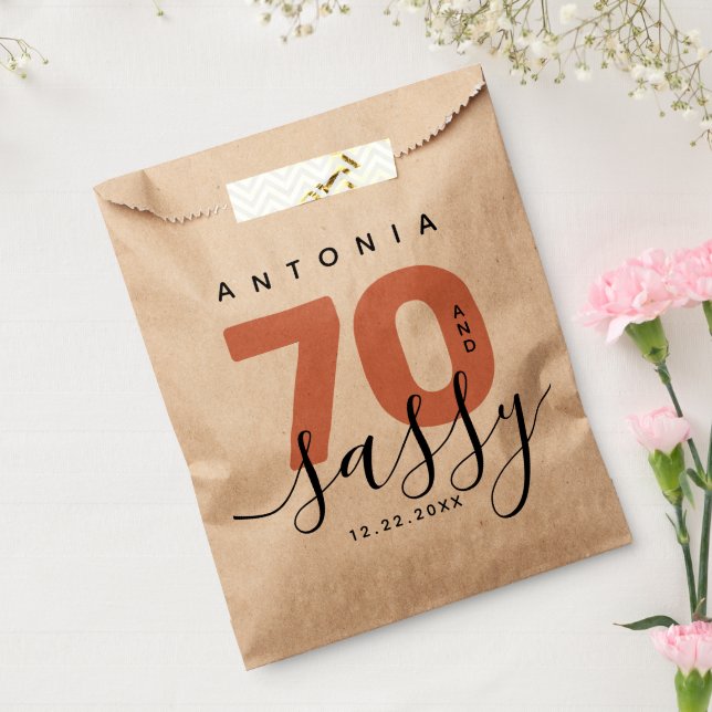 Modernes Girly Copper 70 und Sassy Geschenktütchen (Versiegelt)