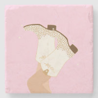 Modernes Girly Cowgirl Stiefts Legs Stars Yeehaw P