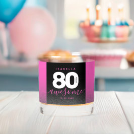 Modernes Girly Hot Pink 80 und Phantastisch Whiskyglas