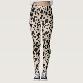 Modernes Girly Rodeo Ombre Kuh Animal Print Muster Leggings