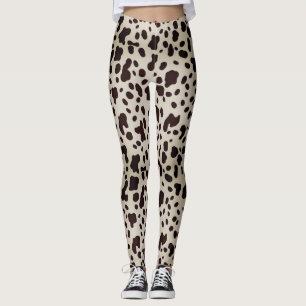 Modernes Girly Rodeo Ombre Kuh Animal Print Muster Leggings
