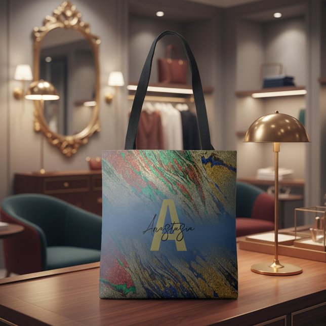 Modernes Glam Abstrakt Chic Luxus Stilvoller Glitz (Von Creator hochgeladen)