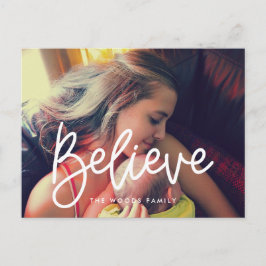 Modernes glaubwürdiges Foto Postkarte