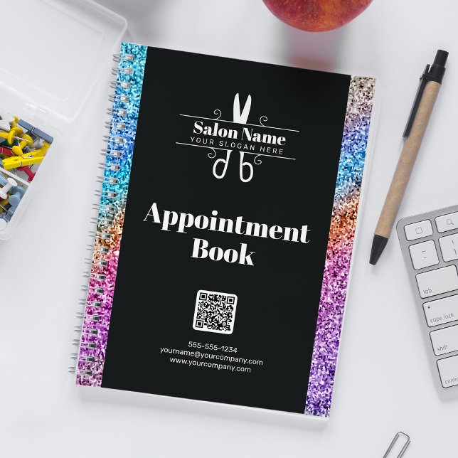 Modernes Glitzer Hair Stylist Appintage Book Planer (Von Creator hochgeladen)