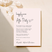 Modernes Glück nach Hochzeitsempfang