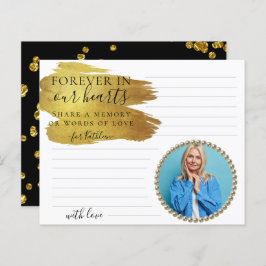 Modernes Gold-Foto: Gedächtnisbeerdigung