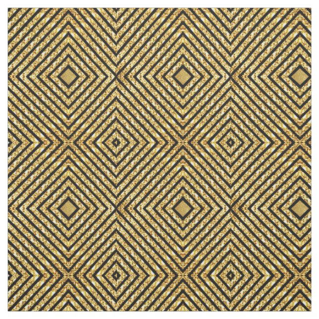 Modernes Gold Glitzer Gemusterte Stoffe (Muster)