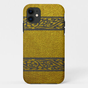 Modernes Gold Leather Case-Mate iPhone Hülle