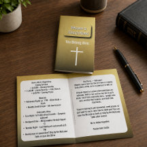 Modernes Gold zeitgenössisches Kirchenbulletin