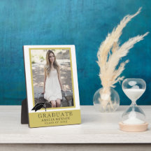 Modernes Golden Abschluss Graduate Foto