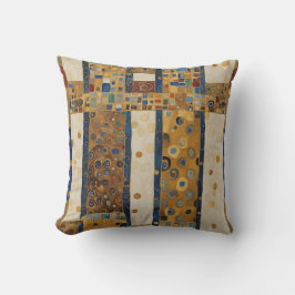 Modernes Goldenes Abstrakt Kissen