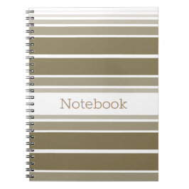 Modernes goldenes Streifen Notizblock