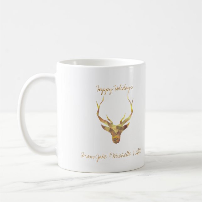 Modernes Goldhirsch Tasse (Links)