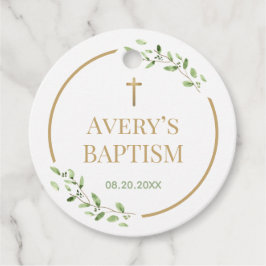 Modernes Goldkreuz der Taufe Geschenkanhänger