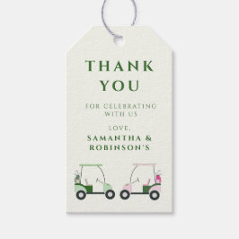 Modernes Golf Baby Gender-Bericht Par-T Geschenkanhänger