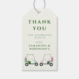 Modernes Golf Baby Gender-Bericht Par-T Geschenkanhänger