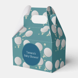 Modernes Golf Ball Party Geburtstag Baby Pattern Geschenkschachtel