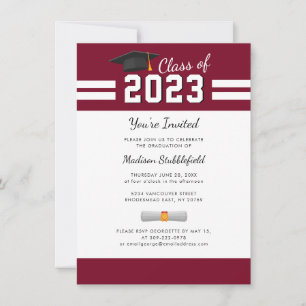 Modernes Graduate Abschluss 2025 Party Einladung