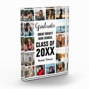 Modernes Graduate Collage Abschluss Foto Block