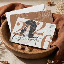 Modernes Graduate Script 2024 Concentric Arch Foto