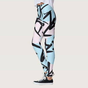 Modernes Graffiti Leggings
