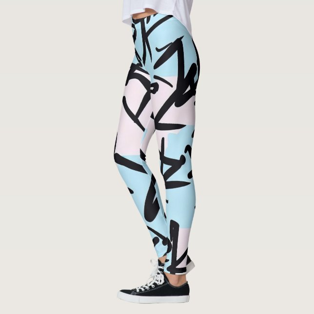Modernes Graffiti Leggings (Links)