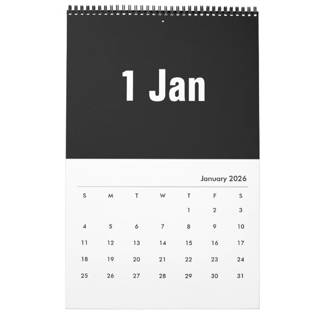 Modernes Grafikdesign 2020 ~ Leslie-Paprikaschoten Kalender (Jan 2026)