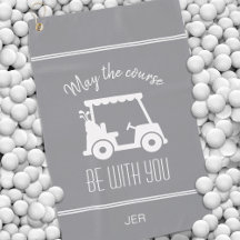 Modernes Gran Golf Cart Mit Monogramm Golfer Niedl