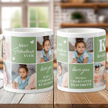 Modernes GRANDMA Personalisiert 7 Multi-Foto Kaffeetasse<br><div class="desc">Das ideale Geschenk für die beste GRANDMA aller Zeiten - eine personalisierte Foto Collage Kaffee Tasse! Diese stilvolle und moderne Tasse bietet Platz für 7 Sonderaufnahmen und schafft so ein einzigartiges und sentimentales Geschenk, das jede Mutter lieben würde. Mit der Möglichkeit, ein personalisiertes Monogramm Initial und Name hinzuzufügen, wird diese...</div>