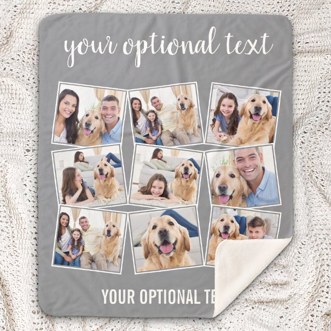 Modernes Grau 9 Fotomaterial Sherpadecke (Von Creator hochgeladen)