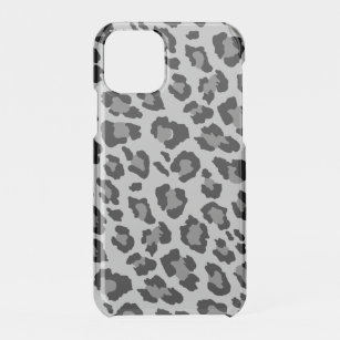 Modernes Graue Leopard Cheetah Animal Print Muster iPhone 11 Pro Hülle