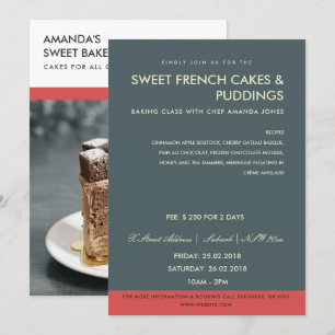 MODERNES GRAUROTES FOTO-WORKSHOP EINLADEN VORLAGE