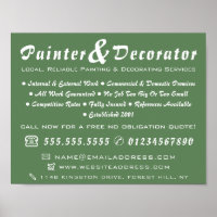 Modernes Green Painter & Decorator