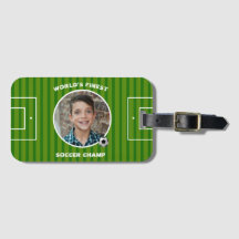 Modernes Green Soccer Sports Field Custom Foto