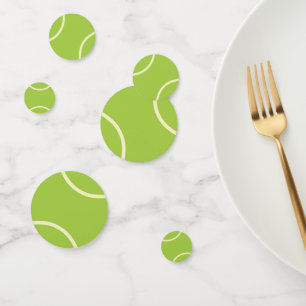 Modernes Green Tennis Ball Party Konfetti