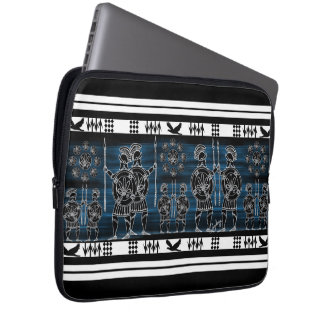 Modernes Griechisch Schwarzfigurig Laptopschutzhülle
