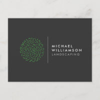 Modernes Grödner Landscaping Shrub Logo Dunkelgrau