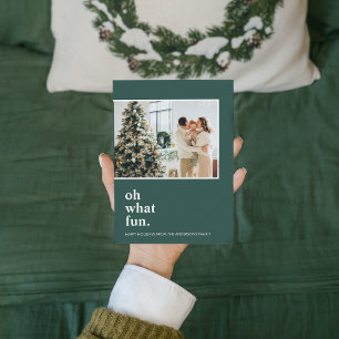 Modernes Grün mit Foto und was für ein Spaß