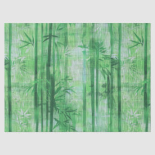 Modernes grünes Bambusgewebe - 10lb, 17"x23" Seidenpapier