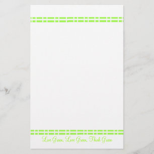 Modernes, grünes Design Briefpapier