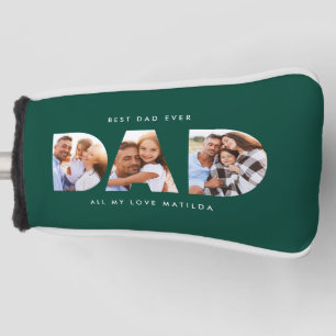 Modernes grünes Foto Golf Personalisiertes Geschen Headcover