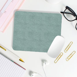 Modernes, grünes Imitat Leder Mousepad