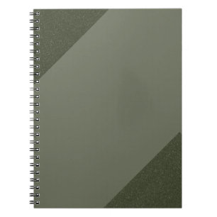 Modernes, grünes SpiralNotebook Notizblock