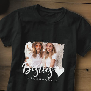 Modernes Grunge Herz Best Friends BESTE FREUNDIN F T-Shirt