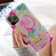 Modernes, gürtelrosa lockes, blumenfarbenes Monogr Case-Mate iPhone Hülle (Modern girly pink loose floral watercolor monogram Case-Mate iPhone case)