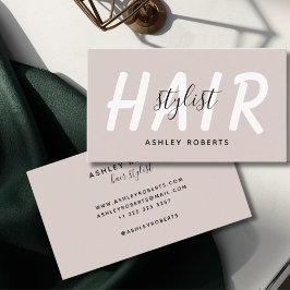 Modernes Haarstylistin Visitenkarte