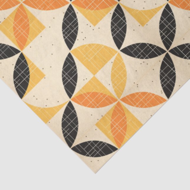 Modernes Halloween-Dekoupage-Muster des Mittelalte Seidenpapier (Ausschnitt)