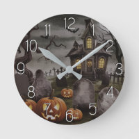 Modernes Halloween Orange Pumpkin Spuk Haus