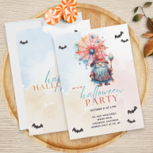 Modernes Halloween-Party mit farbenfrohen Pastellf